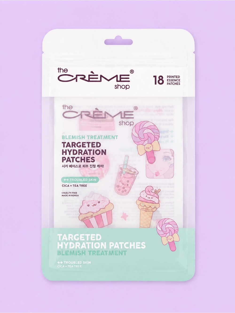 The Crème Shop Targeted Hydration Patches - 3 packages of 6